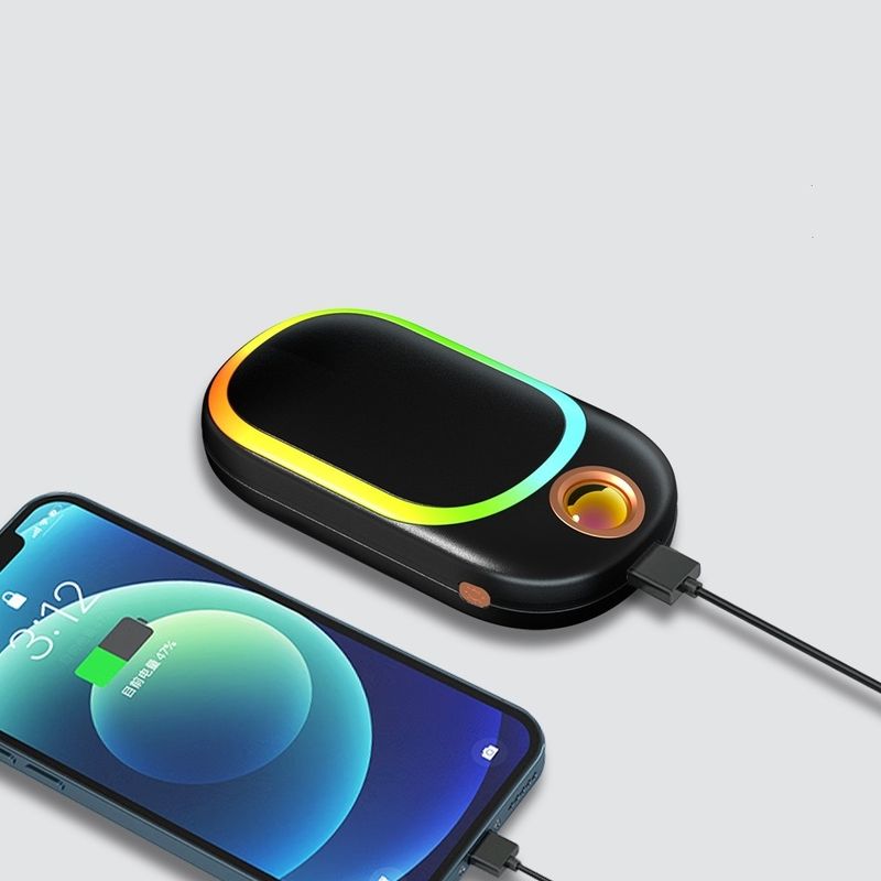 Huishoudelijke handwarmer Powerbank Elektrische draagbare verwarmer USB oplaadbaar voor buiten