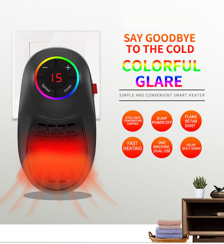 0.5kg Plug-in wandverwarmer Draagbare elektrische verwarmers voor tuinen Kleine huisverwarmer voor de winter