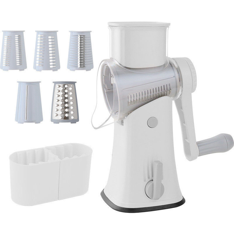 Multifunktioneel 5 in 1 groente snijmachine met roterende trommel type grater shredder