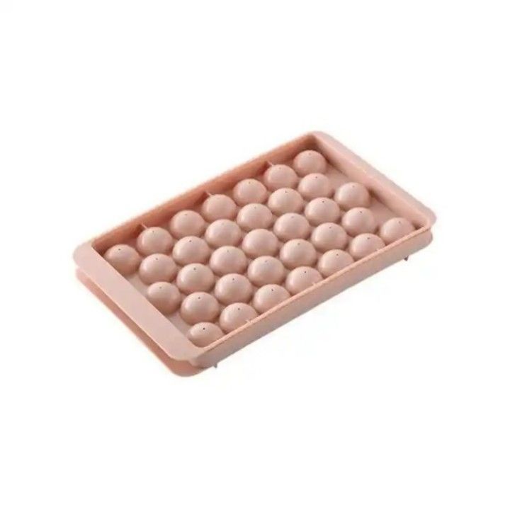 PP Plastic Summer Circle Ice Tray voor Chocolade 33/18 Cellen Ronde ijsdoos Maker Mould