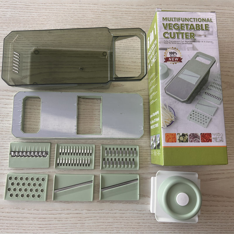 Mint Groen roestvrij staal groente snijmachine Perfect voor snelle en gemakkelijke maaltijd bereiding