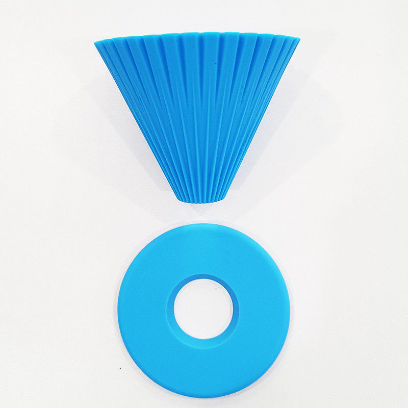 Moderne design siliconen koffie mat met herbruikbaar trechterfilter en opvouwbare druppel